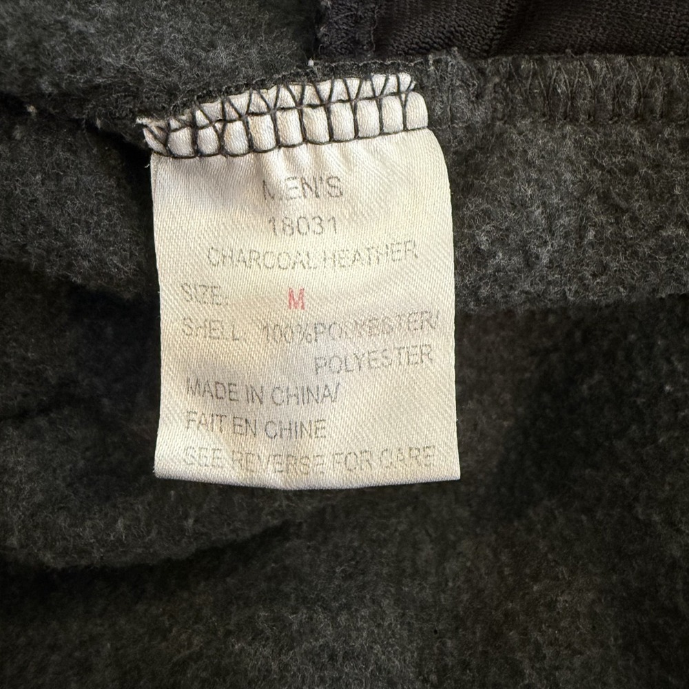 Woolrich Men's Medium Charcoal Gray Sherpa Fleece Lined Full Zip‎ Vest Size - Picture 6 of 7